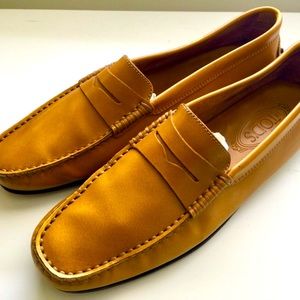 Tod's Yellow Vintage Driving Mocs